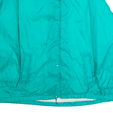 Womens Coach Jacket Green Nylon 80s 3XL