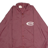 COLLEGIATE PACIFIC Culver Mens Coach Jacket Maroon Nylon 80s USA S