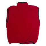 CHAMPION Mens Fleece Gilet Red XL