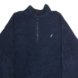 NAUTICA Mens Pullover Jacket Blue Colourblock XL