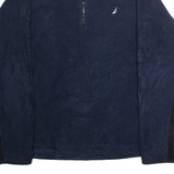 NAUTICA Mens Pullover Jacket Blue Colourblock XL