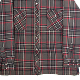 FORCEFIELD Mens Lumberjack Jacket Grey Flannel Check XL