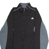 ADIDAS Mens Track Jacket Black Colourblock M