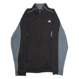 ADIDAS Mens Track Jacket Black Colourblock M
