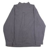 NORTHEAST Blanket Lined Mens Workwear Jacket Grey Canvas L