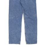 LEVI'S 505 Jeans Mens Blue Regular Straight Stone Wash W34 L32