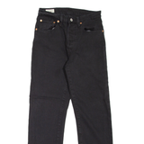 LEVI'S 501 BIG E Jeans Womens Black Regular Straight W26 L28