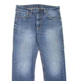 LEVI'S 505 Jeans Mens Blue Regular Straight Stone Wash W36 L32