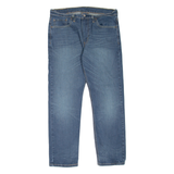 LEVI'S 502 Jeans Mens Blue Regular Tapered Stone Wash W33 L27