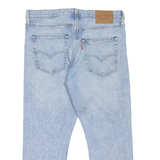 LEVI'S 512 BIG E Jeans Mens Blue Slim Tapered Stone Wash W33 L23