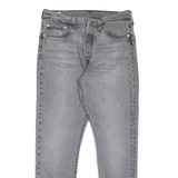 LEVI'S 501S Jeans BIG E Womens Grey Skinny Straight Stone Wash W29 L28