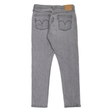 LEVI'S 501S Jeans BIG E Womens Grey Skinny Straight Stone Wash W29 L28