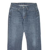 LEVI'S 514 Jeans Mens Blue Slim Straight Stone Wash W32 L30