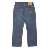 LEVI'S 514 Jeans Mens Blue Slim Straight Stone Wash W32 L30