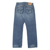 LEVI'S 514 Jeans Mens Blue Slim Straight Stone Wash W32 L30