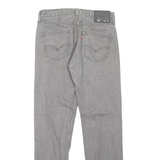 LEVI'S 508 Jeans Mens Grey Regular Tapered W30 L32