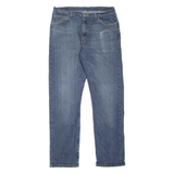 WRANGLER Mens Jeans Blue Relaxed Tapered Stone Wash W36 L34