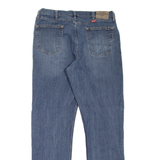 WRANGLER Mens Jeans Blue Relaxed Tapered Stone Wash W36 L34