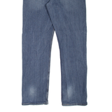 WRANGLER Mens Jeans Blue Relaxed Tapered Stone Wash W36 L34