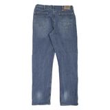 WRANGLER Mens Jeans Blue Relaxed Tapered Stone Wash W36 L34