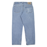 WRANGLER Mens Jeans Blue Relaxed Tapered Stone Wash W34 L29