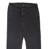 WRANGLER Mens Jeans Black Relaxed Tapered W34 L28