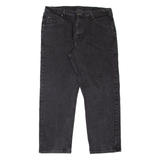 WRANGLER Mens Jeans Black Relaxed Tapered W34 L28
