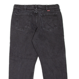 WRANGLER Mens Jeans Black Relaxed Tapered W34 L28