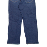 LEVI'S Ribcage Distressed Womens Jeans Blue Relaxed Straight Stone Wash W29 L27