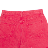 CALVIN KLEIN Sport Cut Off Womens Casual Shorts Red M W32