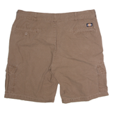 DICKIES Mens Cargo Shorts Brown XL W40