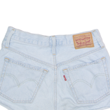 LEVI'S 501 Womens Denim Shorts Blue Classic XXS W25