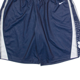 NIKE Basketball Mens Sports Shorts Blue L W30