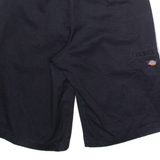 DICKIES Mens Workwear Shorts Black Loose M W30