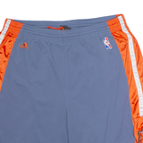 ADIDAS Charlotte Bobcats Basketball Mens Sports Shorts Grey Colourblock L W36