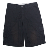 DICKIES Workwear Mens Cargo Shorts Black Relaxed M W34