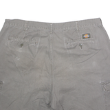 DICKIES Mens Cargo Shorts Grey XL W40