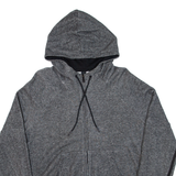 ADIDAS Womens Grey Hoodie Full Zip L