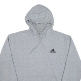 ADIDAS Mens Grey Hoodie M