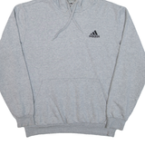 ADIDAS Mens Grey Hoodie M