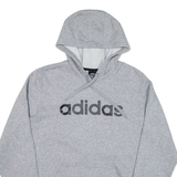 ADIDAS Mens Grey Hoodie M