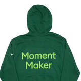 NIKE Moment Maker Mens Green Hoodie S