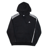 ADIDAS Mens Black Hoodie S