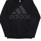 ADIDAS Mens Black Hoodie S