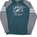 NFL Eagles Football Womens Green Hoodie USA S