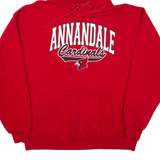 Annandale Cardinals Mens Red Hoodie USA L
