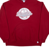 RUSSELL ATHLETIC Boaz Pirates Softball Mens Red Hoodie USA XL