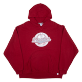 RUSSELL ATHLETIC Boaz Pirates Softball Mens Red Hoodie USA XL