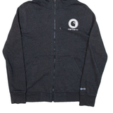 CARHARTT Womens Grey Hoodie Full Zip M