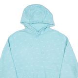 NIKE Womens Blue Hoodie M